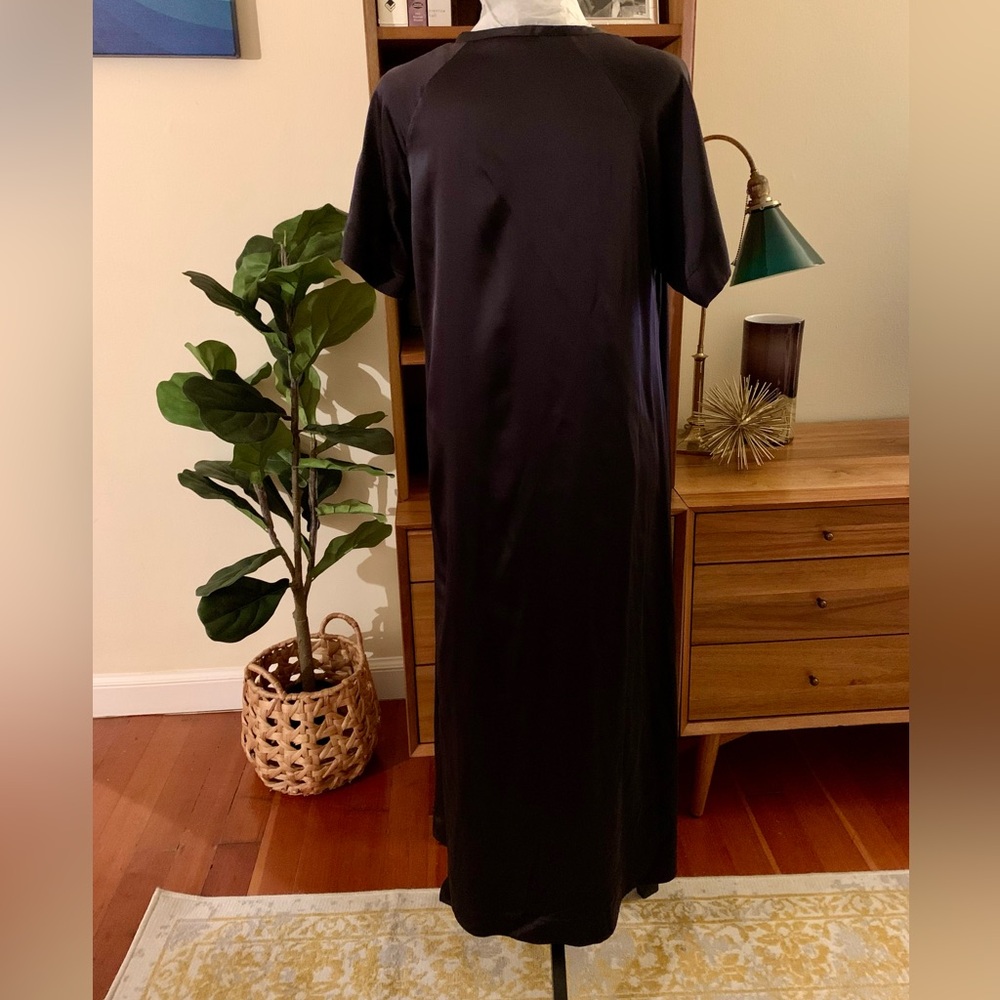 Noel Asmar Black Silk Dress Size M - Picture 2 of 4